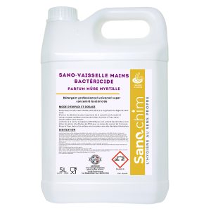 5L Sano Vaisselle Mains Bactéricide Mure Myrtille