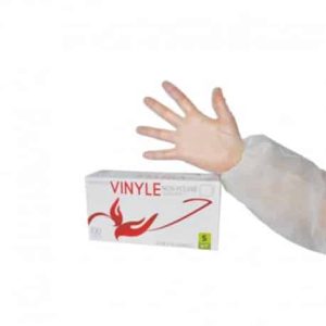 gants en vinyle non poudrés