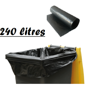 Housse Conteneur Noire 240L