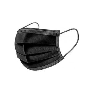 masque adulte noir 3 plis Type II