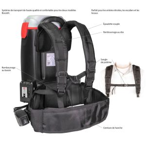 Aspirateur Poussières Dorsal Sans Fil